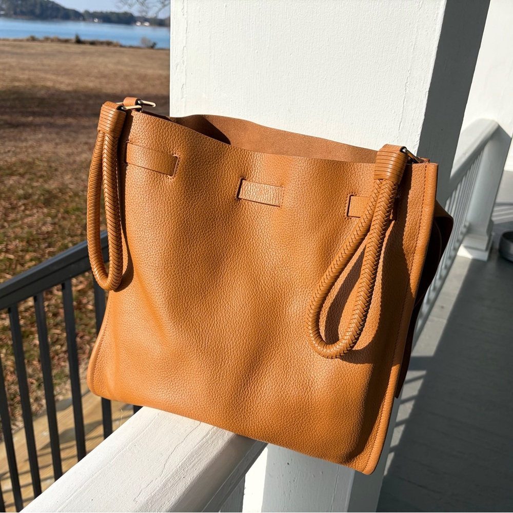 Tamara Mellon Vitello Kiss Bucket Bag